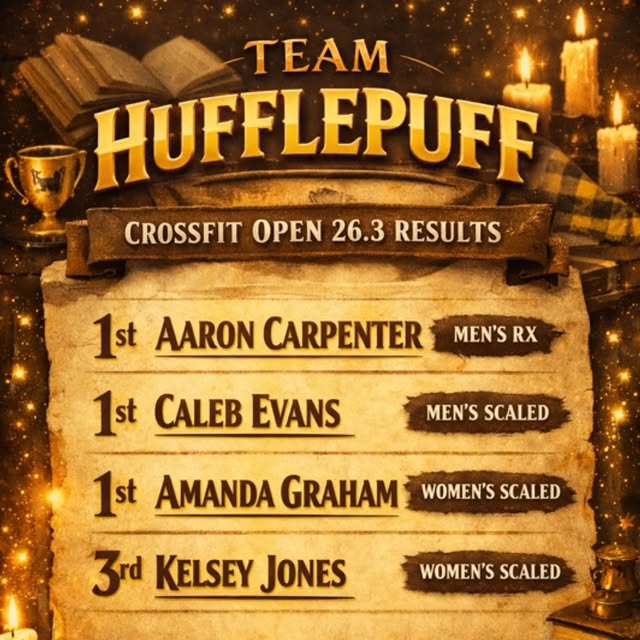 ⚡🪄 26.3 TEAM RESULTS ARE IN 🪄⚡

What a way to close out the 2026 CrossFit Open at CFP…