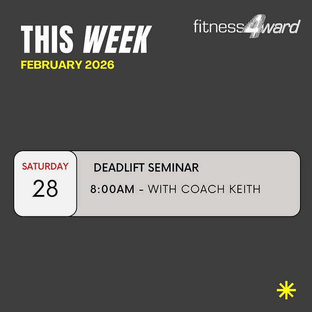 🚨Deadlift Seminar this Saturday at 8AM 

Coached by world champion deadlift lifter, Co…