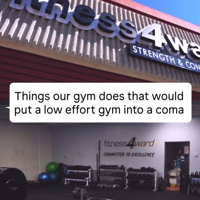 Not your average group training gym. 

At Fitness4ward, we coach real form + technique …