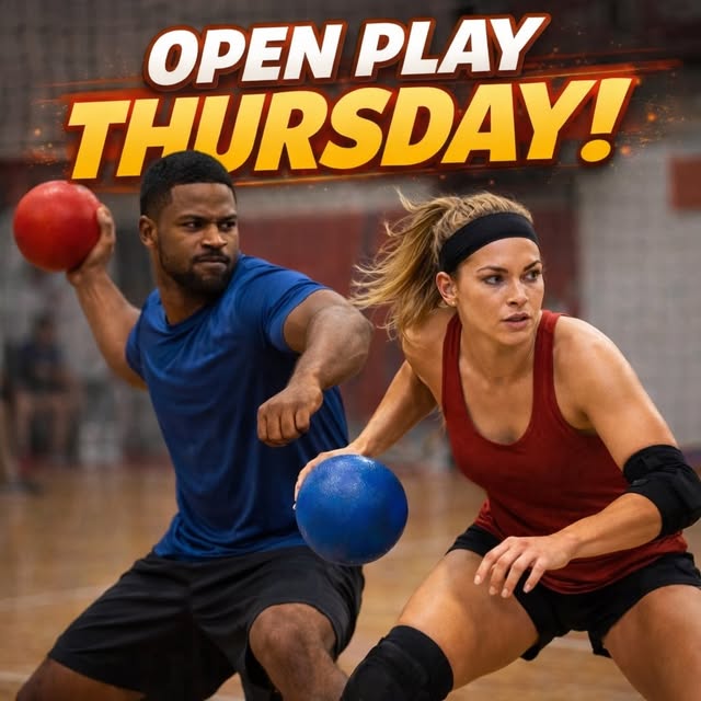 Dallas Dodgeball Open Play returns Thursday night.

Who’s stepping on the court this we…
