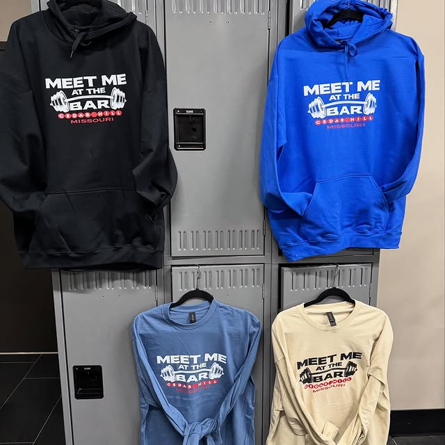 New MMATB Winter Apparel.  Black/Royal Blue Hoodies $30 + tax.  Sand/Indigo Blue Long S…