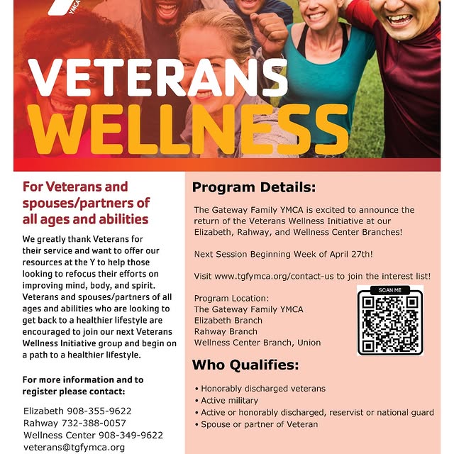 Join The Gateway Family YMCA's Veterans Wellness Initiative!  Learn more and contact us…