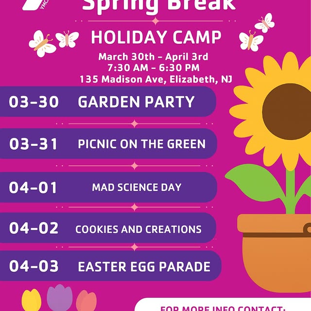 When school is out, Spring Break Camp at the Y is IN!  Learn more and register at www.t…