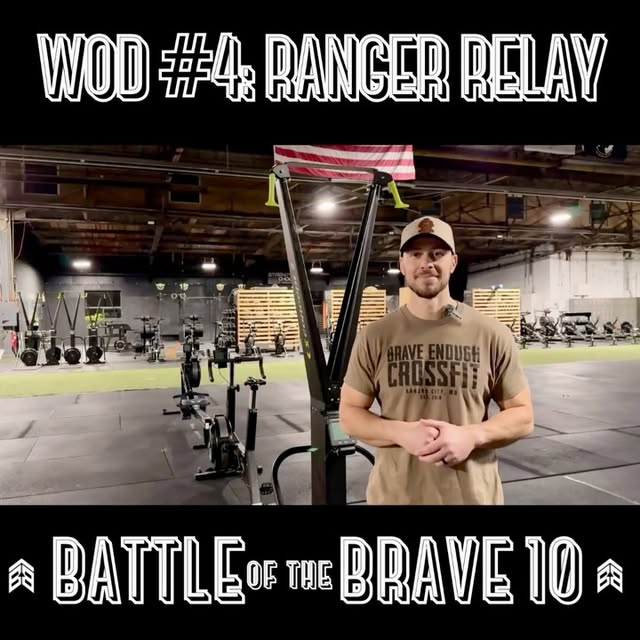 Workout #4 for ⁣
Battle of the Brave 10 is: ⁣⚡️⚡️Ranger Relay⚡️⚡️⁣
•⁣
Swipe ➡️➡️➡️ to s…