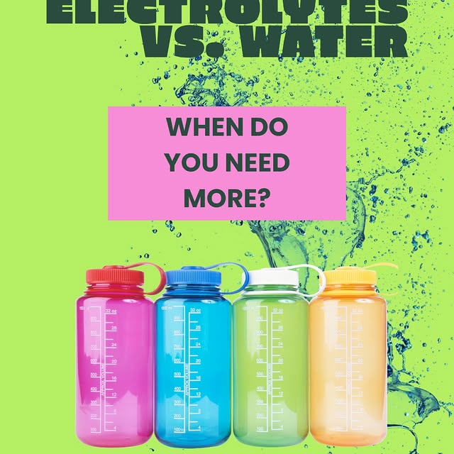 Hydration isn’t just about chugging water 💧

𝗘𝗹𝗲𝗰𝘁𝗿𝗼𝗹𝘆𝘁𝗲𝘀 𝘃𝘀. 𝗪𝗮𝘁𝗲𝗿…