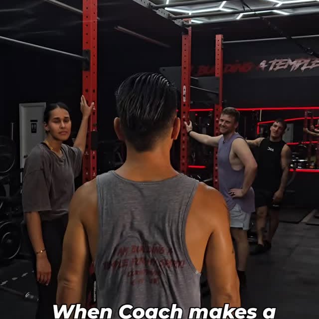 When Coach makes a joke but you laugh so you can have more rest time during TC Courses …