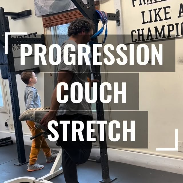 If you sit a lot… your hip flexors are probably tight.

Here are 3 progressions of the …