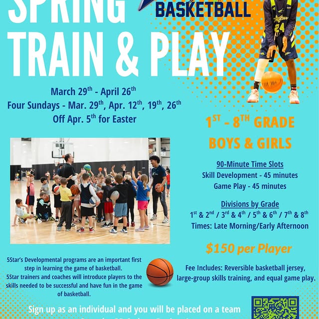 5Star Basketball’s most popular developmental program is coming back this spring! 🌷🏀�…
