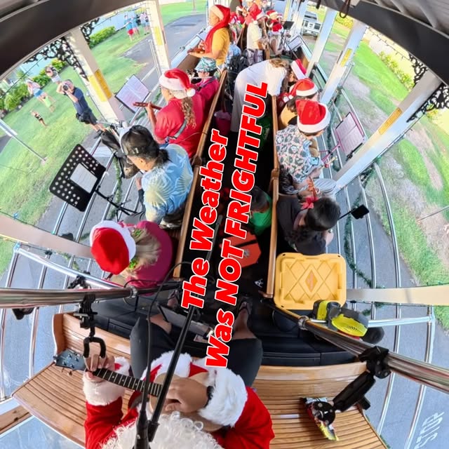 Another fun carol from our time on the Trolley at the @livekapilina Christmas Parade. "…