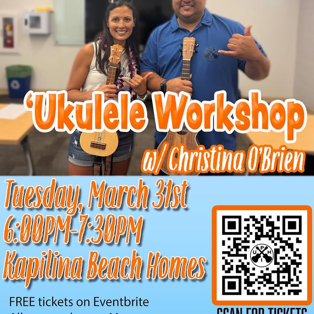 Aloha YUKERS and YUKETTES.. Christina O'Brien from @ukuleleforchildren will be back wit…