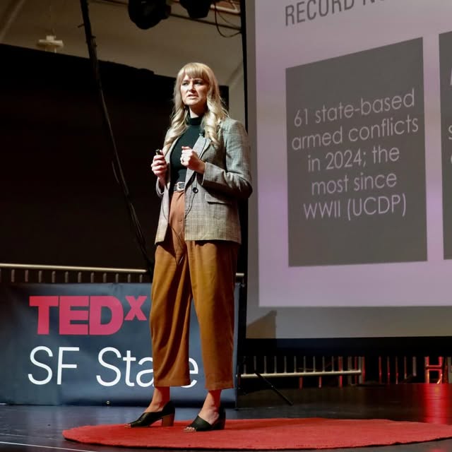 ISS Faculty Dr. Amy Skoll recently spoke at a TEDx event at SF State on her Rebel Group…