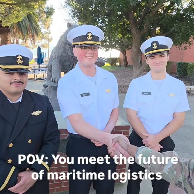 We had a great time @calpoly and @calmaritime! @dotmarad  #togetherwedeliver