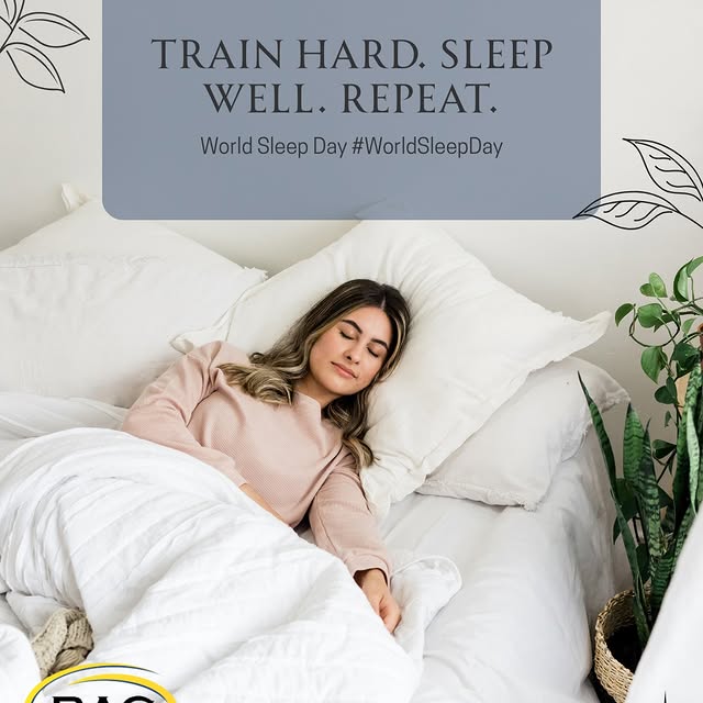 Rest is where progress happens, don’t skip it.

#WorldSleepDay #RecoveryWins #BACWellne…