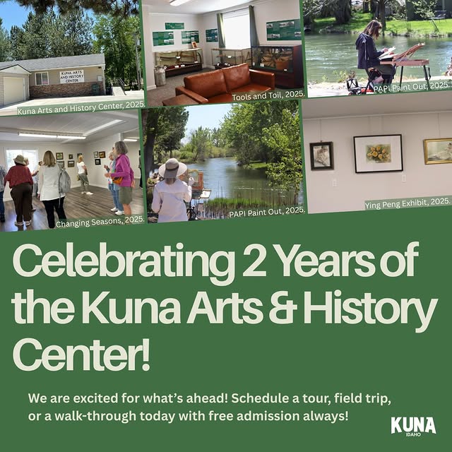 Today marks 2 years since the Grand Opening of the Kuna Arts and History Center! We wer…