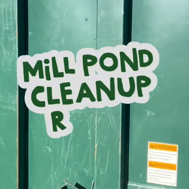 We had a great time cleaning up Mill Ppnd Park today with the help of some great volunt…