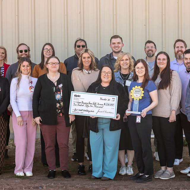 @potawatomihealth Epic team received the Good Install award, presented to facilities th…