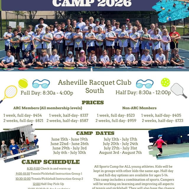 Don’t forget to sign your kid up for this year’s ARC All Sports Summer Camp! 

Call ARC…