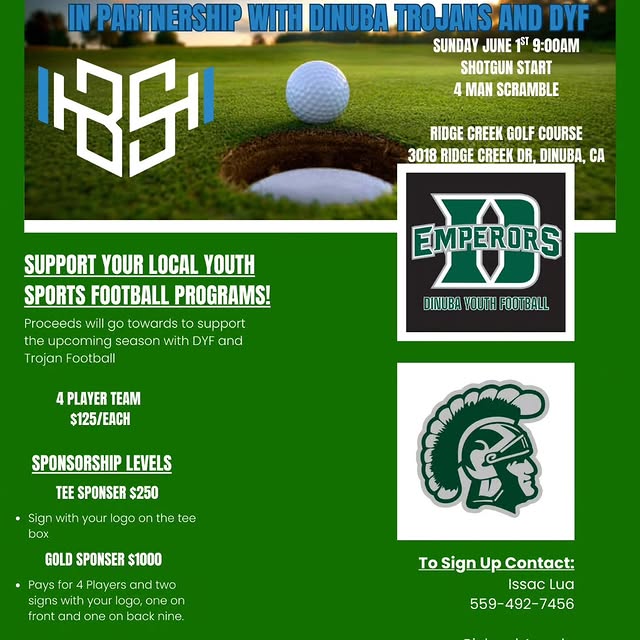 BodyShop Fitness, in partnership with Dinuba Youth Football (DYF) and Dinuba Trojans, i…