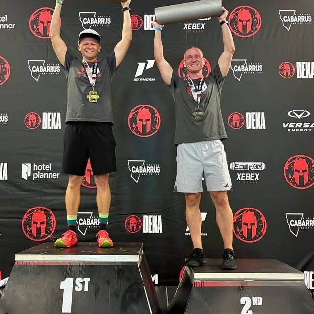 Chris took on his first @deka.fit this weekend and came out on 🔝. Finishing with a tim…