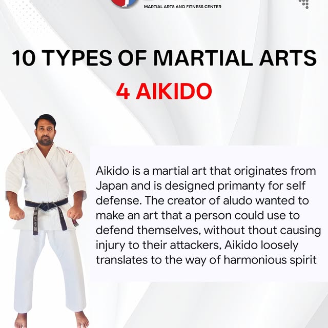 Top 10 Types of Martial Arts: 4  Aikido
#aikido  #martialartstraining  #martialarts  #f…