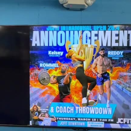 #JCFitOpen26.4 Announcement 📣