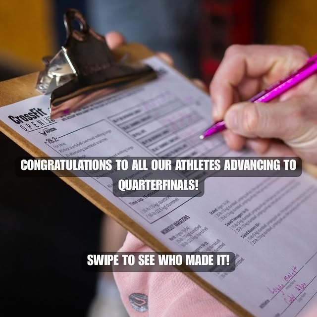 We’re so proud of everyone who took on the 2026 CrossFit Open this year. 👏

From first…