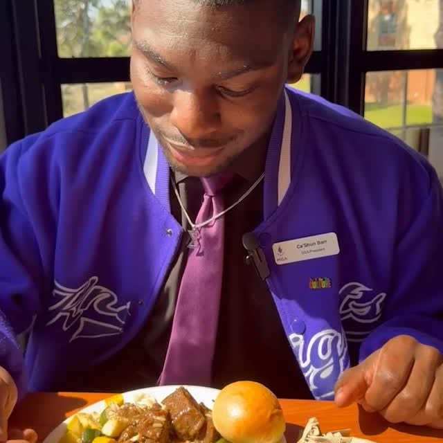 We don’t have a CEO to try our dining hall’s food, but we do have an SGA President... �…