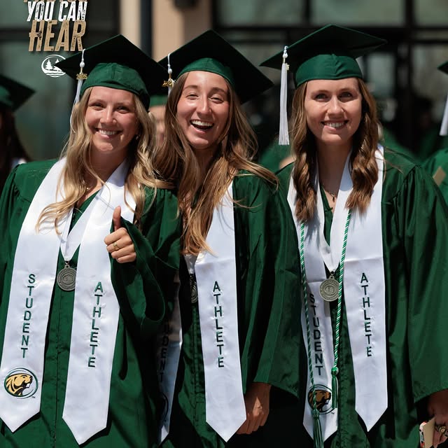 You can hear the excitement of a Bemidji State commencement through the screen 📱📣⁠
⁠
…