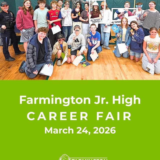 Yesterday's career fair at Farmington Jr. High was a fantastic event filled with great …