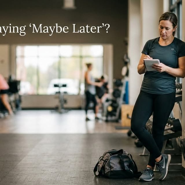 You know what phrase I hear often?

“I’m just not ready yet.”

I hear it at work, at th…