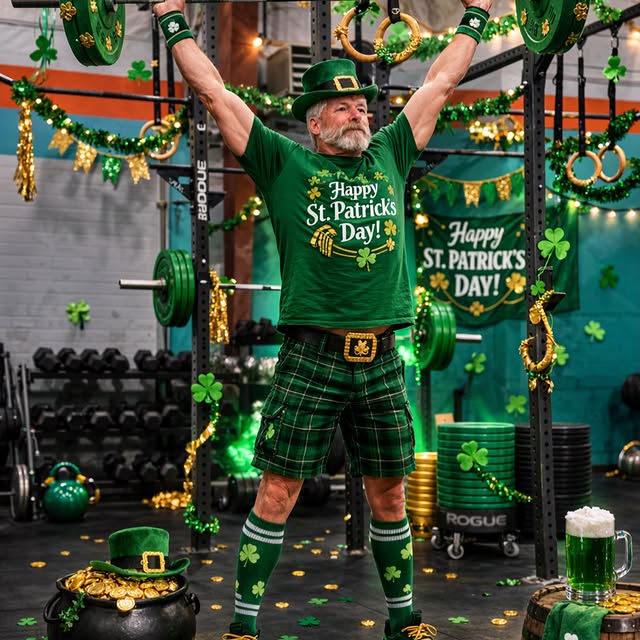 Happy St. Pat’s everyone! 🍀 
Featuring Nelson’s AI leprechaun glow up. 😂