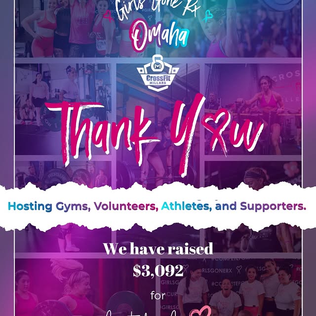 A huge THANK YOU to everyone who competed, supported, and donated at our event this wee…