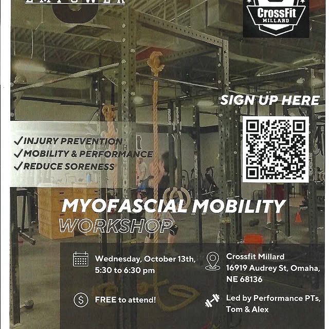 We are happy to be hosting Alex and Tom from EMPOWER physical therapy for a Myofascial …