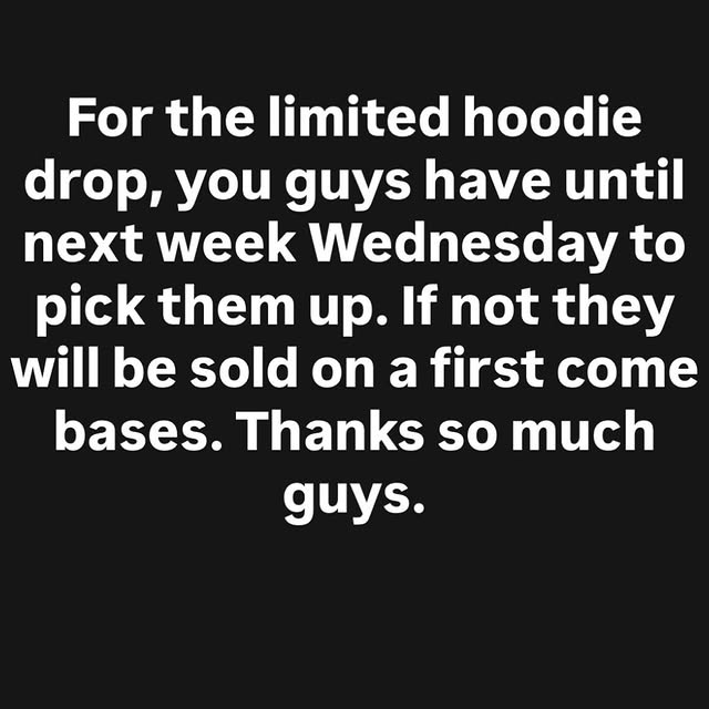 Hey fit fam just a heads up, if you put an order in for the limited edition pre order h…