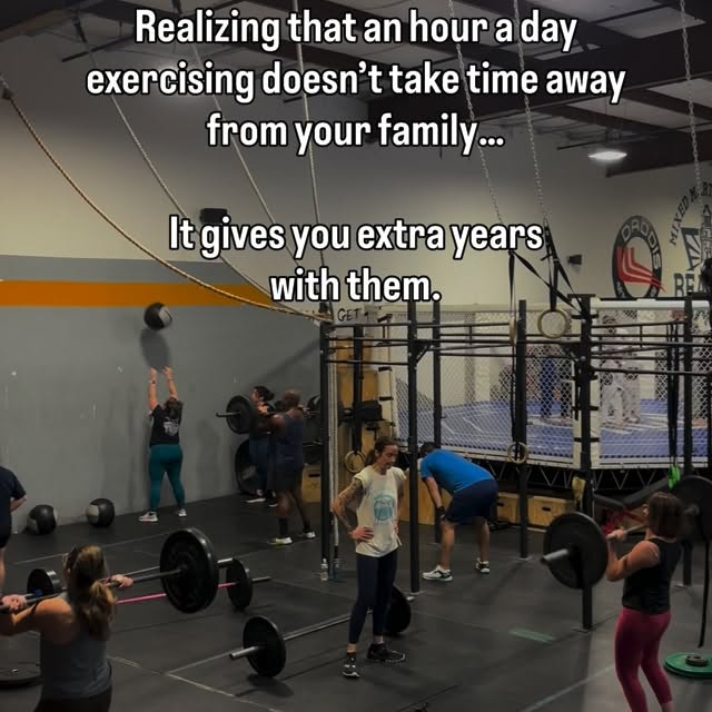 An hour in the gym isn’t time lost👇

What if that one hour a day meant:
• more energy …