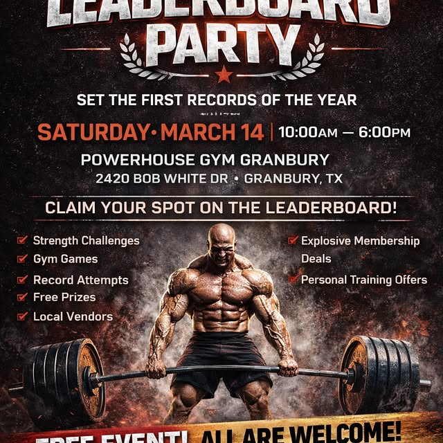 The first leaderboard battles of the year are here.

Join us Saturday, March 14th for o…