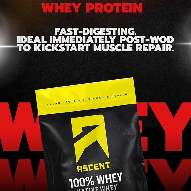 You put in the work. Now recover right 💪

Whey protein is fast-digesting and perfect p…