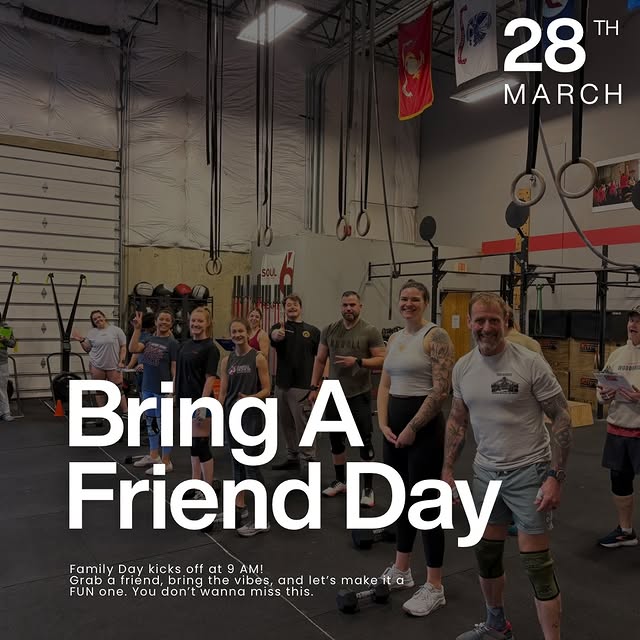 Family Day is going down at 9AM 🎉💪
BUT don’t forget both the 8AM and 9AM classes are …