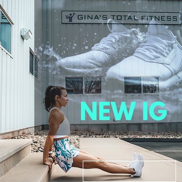SAY BYE 👋🏻 TO THIS IG 

HELLO 👋🏻 @ginas_total_fitness 
GO GIVE US A 🆕FOLLOW‼️ 

#g…