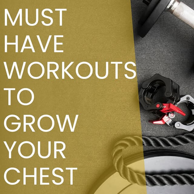 Happy FRIDAY!!

Trying to grow those chest muscles? Here are some MUST HAVE workouts to…