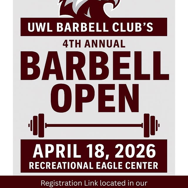 We’re excited to support the UWL community by sponsoring an upcoming Barbell Open put o…