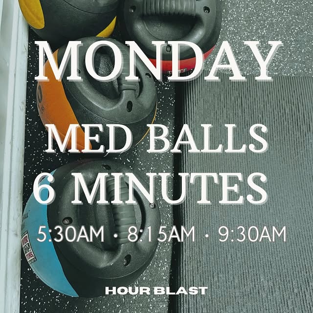 Start your week STRONG 💥

Monday’s workout is a 🔥 6-minutes & med balls that will cha…
