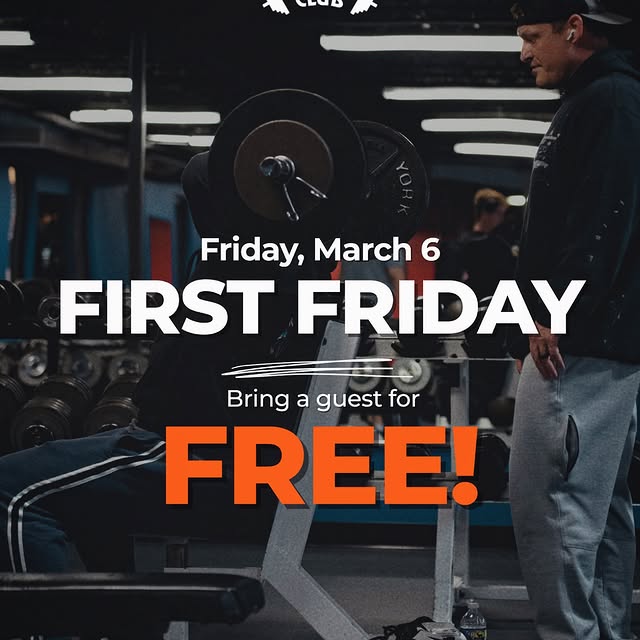 This Friday, March 6 is First Friday! 

Members can bring 
one guest for free.

Bring a…