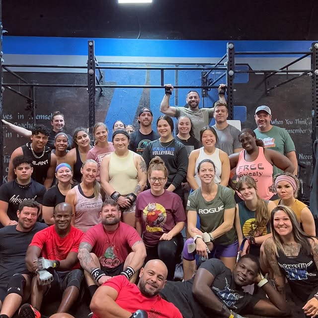 This is what CrossFit is all about. 

Coming together as a community to lift up one ano…