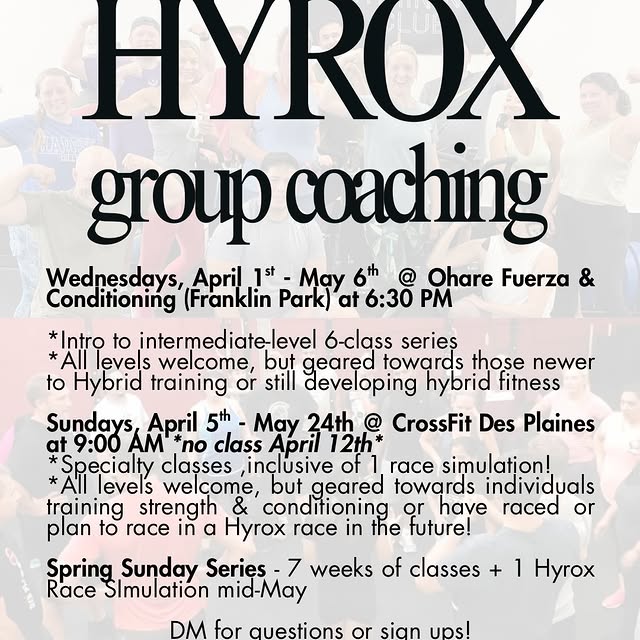 📣 We’re dusting off the winter cobwebs & blooming into our 💥HYBRID ERA💥

Class offer…