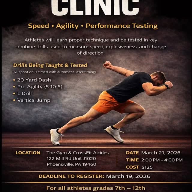 WE ARE LIVE!!

Speed. Agility. Testing.

Athletes always ask how they can get faster an…