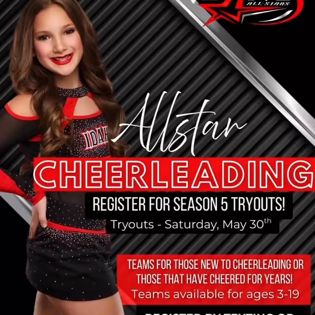 🌟 Join a Nationally Recognized Program 🌟

Idaho Allstars Tryouts are happening Saturd…