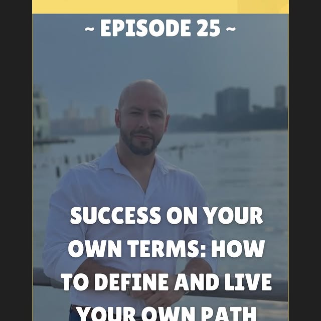 ‼️NEW podcast episode 25 “Success on Your Terms: How to Define and Live Your Own Path” …