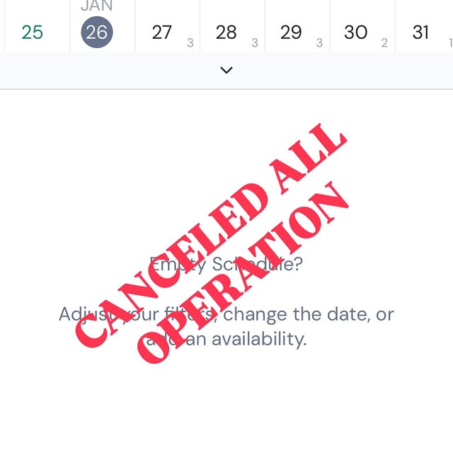 Good evening hardcore. I have decided based on the weather and conditions to cancel all…