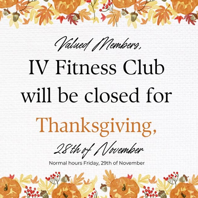 We will be closed tomorrow  to allow our staff to be with their loved ones this Thanksg…